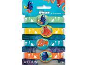 Finding Dory Silicone Wristband Party Favors 4ct