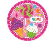Sweet Shop Small 7 Inch Party Cake Dessert Plates