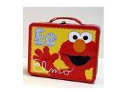 Elmo Square Carry All Lunchbox Tin Box Red