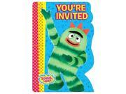 Yo Gabba Gabba Invitations with Save the Date Cards and Seals