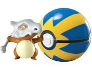 Pokemon Clip n Carry Pokeball with Figure Cubone Quick Ball
