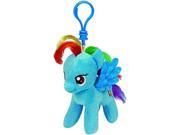 Rainbow Dash My Lil Pony Clip Stuffed Animal by Ty 41105