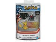 Pokemon 2 Pk Small 2 Toy Plastic Action Figure Pikachu vs. Darkrai
