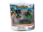 Pokemon 2 Plastic Toy Action Figure Clip n Carry Pumpkaboo and Duskball
