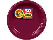 Big Party Pack Large 10 Inch Lunch Plastic Plates Berry