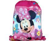 Drawstring Bag Minnie Mouse Pink Cloth String Bag