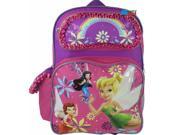 Backpack Disney Tinkerbell Fairy Pink 16 New 608903