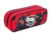 Superman vs Batman Cloth Pencil Case Pencil Box Red