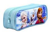 Frozen Princess Anna Elsa Cloth Pencil Case Pencil Box Blue