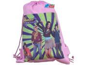 Drawstring Bag Hannah Montana 2 Crew Pink Cloth String Bag