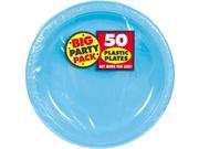 Amscan Big Party Pack 50 Count Plastic Lunch Plates 10 1 4 Inch Caribbean