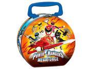 Power Ranger Round Tin Box Red Mega Force