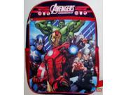 Avengers Assemble Large 16 Cloth Backpack Book Bag Pack Blue Red