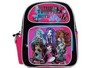 Monster High Small Toddler 12 Cloth Backpack Book Bag Pack Purple