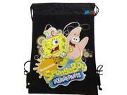 Drawstring Bag Spongebob Squarepants Black Cloth String Bag