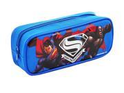 Superman vs Batman Cloth Pencil Case Pencil Box Blue