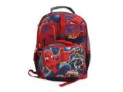 Backpack Marvel Spiderman w Lunch Bag Binder 3 Piece Set New 56146