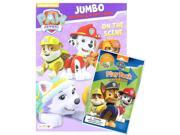 Paw Patrol Jumbo Coloring and Activity Book With Play Pack On The Scene