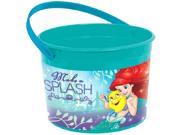 Little Mermaid Princess Ariel Plastic Favor Bucket Container 1pc Dream Big