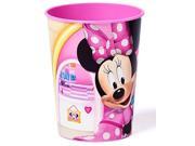 Minnie Mouse Daisy Pink Plastic 16oz Reusable Keepsake Souvenir Cup 1 Cup