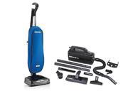 Oreck Axis Upright Lightweight Vacuum Cleaner Blue Power Bundle with Oreck Super Deluxe Compact Vac BB880AD