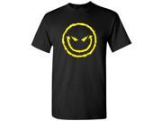 Evil Smiley Face T shirt Black XL