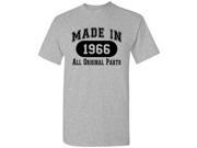 50th Birthday Gift Made in 1966 All Original Parts T Shirt