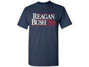 Reagan Bush 84 T shirt Republican Presidential Campaign Shirt