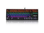 iGame Aula LED Backlit Wired Mechanical Gaming Keyboard with Blue Switches Black