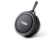 iGame C6 Wireless Bluetooth 3.0 Waterproof Outdoor Shower Speaker with 5W Speaker Suction Cup Mic Hands free Speakerphone Black