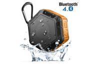 iGame Portable Wireless Bluetooth Speaker with IP65 Waterproof NFC Pairing Function for Outdoor or Shower Orange