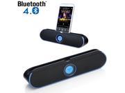 iGame i806 Portable Bluetooth iPhone Speaker with Dock for iPhone 7 7 plus 6 6s iPad iPod and Other Phones or Tablets Blue