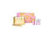 Versace Bright Crystal Eau De Toilette 3 Pcs Gift Set For Women *NIB* VR1002