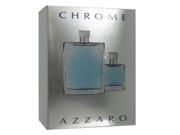Azzaro Chrome Travel Set 6.8 oz 1.0 oz Eau De Toilette For Men*Sealed*