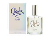 Charlie Silver 3.4 oz 100 ML Eau De Toilette By Revlon No Cellophane