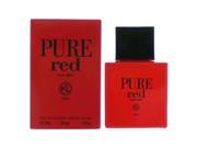 Pure Red By Karen Low 3.4 oz 100 ml Eau De Toilette Spray for Men *SEALED*