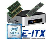 Intel NUC6I5SYH 6th Gen Skylake Core i5 System BOXNUC6I5SYH 8GB Dual Channel DDR4 120GB M.2 SSD WiFi Bluetooth Pre Assembled and Tested by E ITX