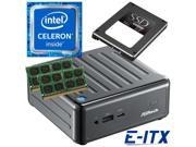 ASRock BeeBox NUC J3160 Quad Core System 4GB RAM 480GB SATA SSD WiFi Bluetooth Pre Assembled and Tested by E ITX