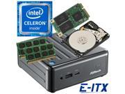 ASRock BeeBox NUC J3160 Quad Core System 16GB RAM 240GB mSATA 1TB HDD WiFi Bluetooth Pre Assembled and Tested by E ITX