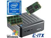 ASRock BeeBox NUC J3160 Quad Core System 4GB RAM 60GB mSATA SSD WiFi Bluetooth Window 10 Pro Installed Configured by E ITX