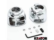Krator® Chrome Handlebar Switch Housings Control Cover Kit For 1996 1999 Harley Davidson Sportster