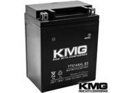 KMG® YTX14AHL BS Battery For Cagiva 500 T4 E Elefant 1988 Sealed Maintenace Free 12V Battery High Performance SMF OEM Replacement Maintenance Free Powersport Mo