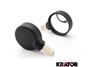 Krator® Black Bar End Mirrors Round Convex Mirror 7 8 For KTM Supermoto 640 690 950 990