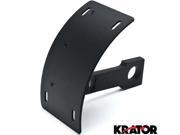 Krator® Black Vertical Axle Mount Motorcycle Plate Holder For Victory Hammer 8 Ball