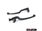 Krator® Brake Clutch Hand Lever Black Replacement Set For 2001 2002 Yamaha FZ1 FZS1000