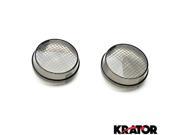 Krator® Smoke Turn Signal Lens Lenses Indicator Blinkers For Honda VFR 500 750 800 1000 Interseptor
