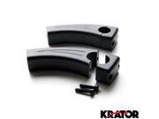 Krator® 4.5 Black Motorcycle Handlebar Pullback Risers For Harley Davidson Dyna Glide Fat Bob Street Bob