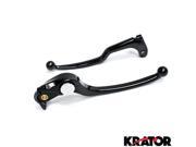 Krator® Brake Clutch Hand Lever Black Replacement Set For 2005 2006 Suzuki GSXR 1000