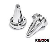 Krator® Spiked Bar End Stiletto for Motorcycle Hand Grips For Honda Gold Wing Goldwing GL 500 650 1000 1100