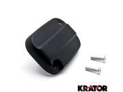 Krator® Front Brake Fluid Cap Black Billet Reservoir Cap For 2013 2014 Harley Davidson Road King